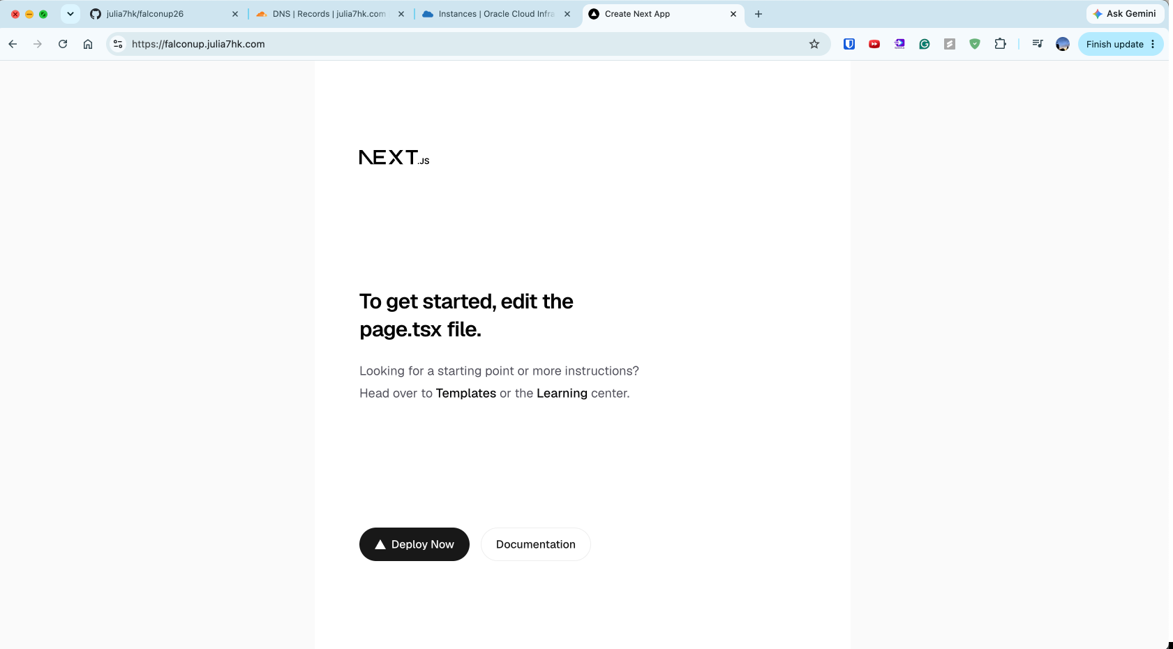 falconup.julia7hk.com loading after the Cloudflare IP fix