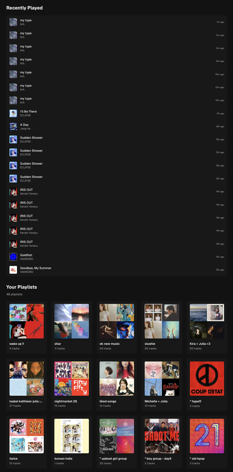 New UI work continued